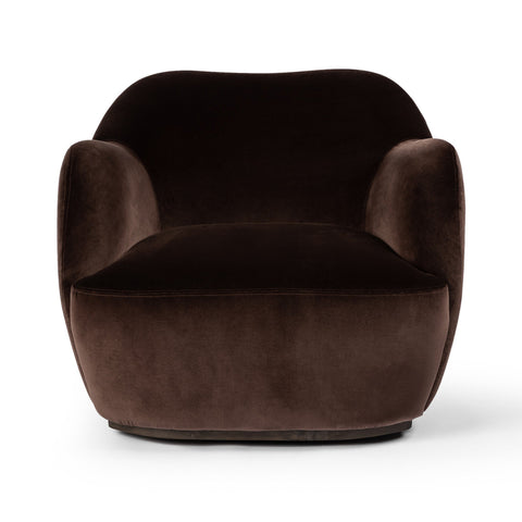 Julius Swivel Chair - Surrey Cocoa