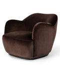 Julius Swivel Chair - Surrey Cocoa