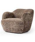 Julius Swivel Chair - Taupe Shearling