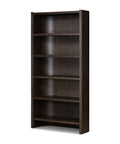 Lockhart Bookcase - Rubbed Black Oak Solid