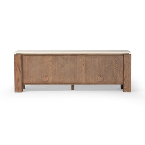 Gibbs Media Console - Tan Oak Veneer