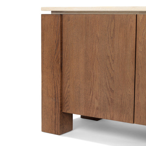 Gibbs Media Console - Tan Oak Veneer