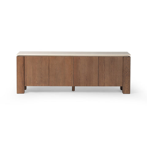 Gibbs Media Console - Tan Oak Veneer