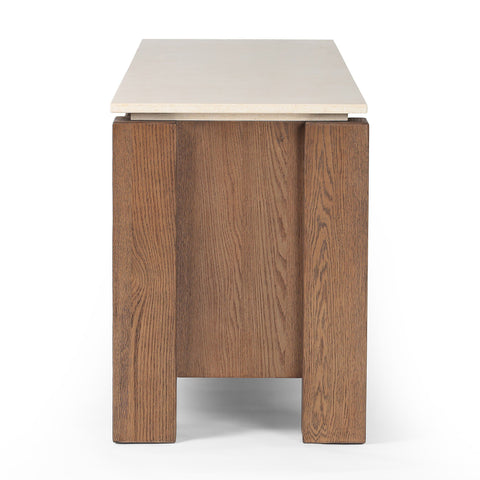 Gibbs Media Console - Tan Oak Veneer