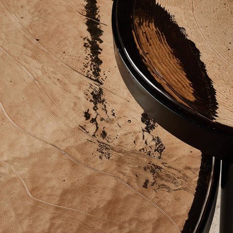 Yoko Nesting Tables - Smoked Brown Glass