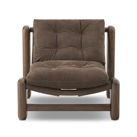 Lucio Chair - Nubuck Cigar