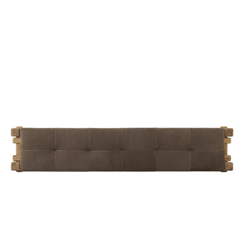 Marcia Accent Bench - Nubuck Cigar