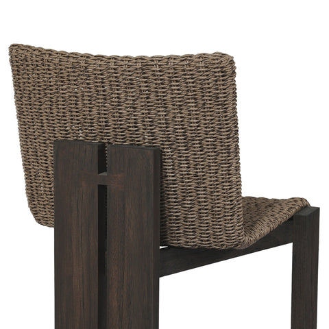 Roxy Outdoor Dining Chair - Faux Dark Hyacinth