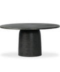 Basil Outdoor Dining Table 60" - Aged Grey