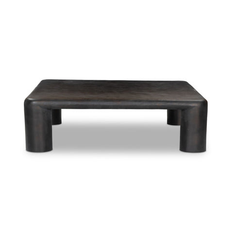 Targon Coffee Table - Bronzed Aluminum