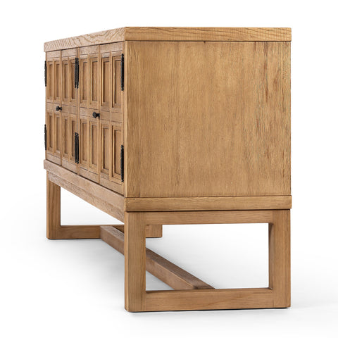 Tamara Media Console - Worn Oak Veneer