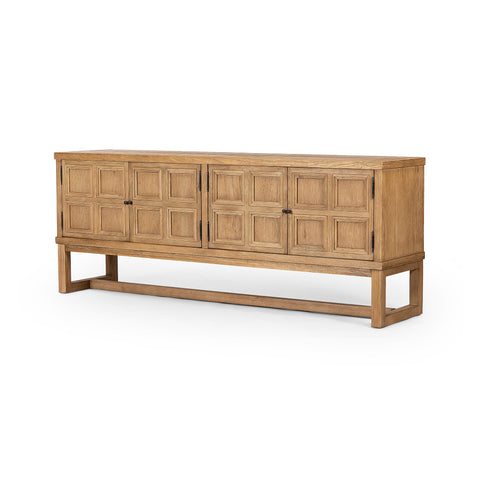 Tamara Media Console - Worn Oak Veneer