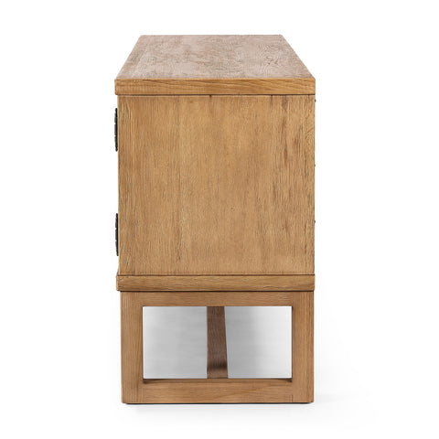 Tamara Media Console - Worn Oak Veneer