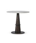 Goetz Bistro Table - Honed White Marble