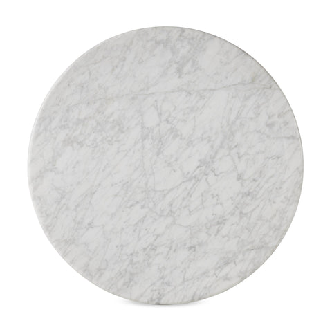 Goetz Bistro Table - Honed White Marble