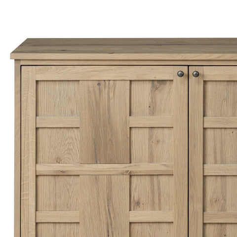 Alessio Sideboard - Aged Natural Oak Veneer