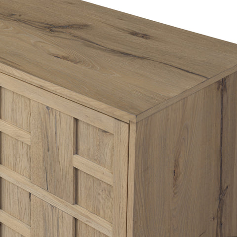 Alessio Sideboard - Aged Natural Oak Veneer