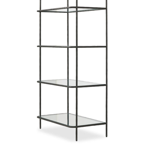 Swinton Bookcase - Hammered Gunmetal