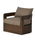 Jackson Outdoor Swivel Chair - Ellor Brown