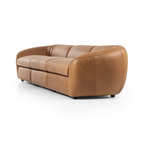 Saldana 3Pc Sectional Sofa - Lorento Cognac