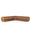 Saldana 5Pc Sectional - Lorento Cognac