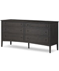 Maggie 6 Drawer Dresser - Smoked Black Oak Veneer