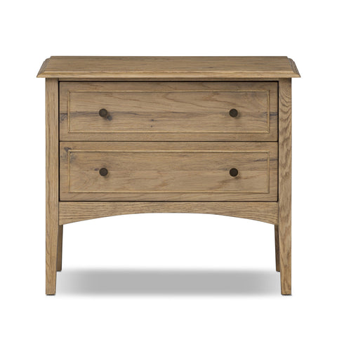 Maggie Nightstand - Aged Smoked Oak Resawn