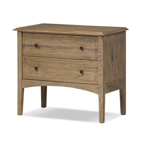 Maggie Nightstand - Aged Smoked Oak Resawn