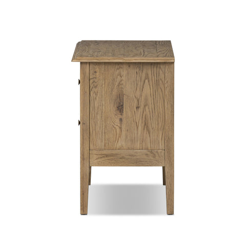 Maggie Nightstand - Aged Smoked Oak Resawn