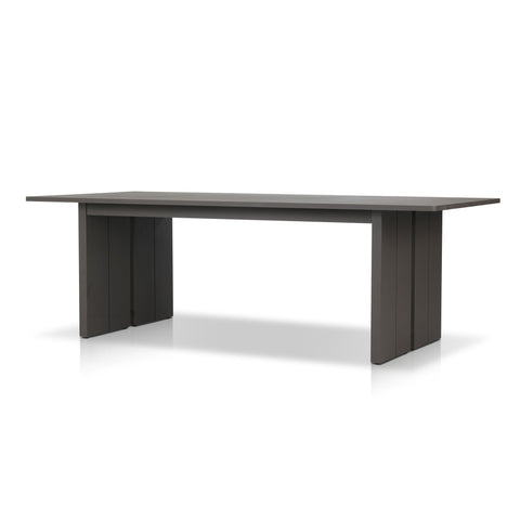 Chapman Outdoor Metal Dining Table-92" - Bronze