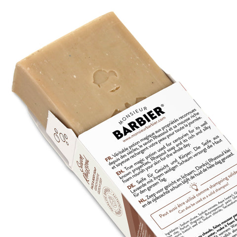 Rhassoul Kitchen Lipid Enriched Face & Body Soap - Monsieur BARBIER - 1.6oz