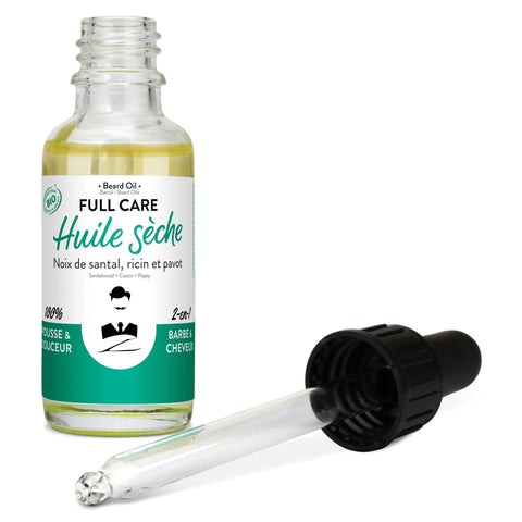 Full Care Organic Beard & Hair Care Dry Oil - Monsieur BARBIER - 30mL