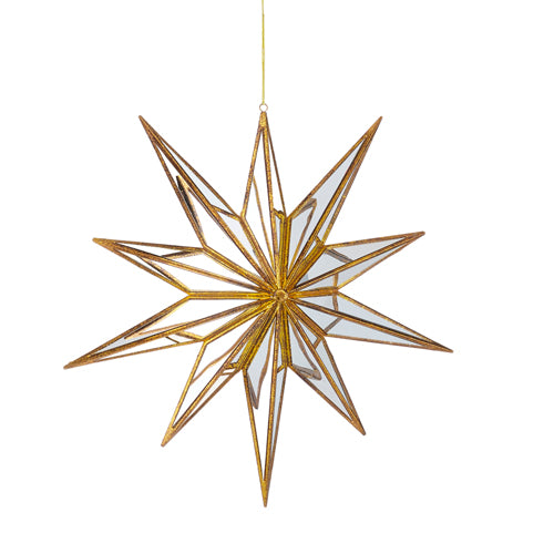 Oversized Mirrored Moravian Star Ornament