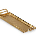 Gold Rectangular Metal Tray
