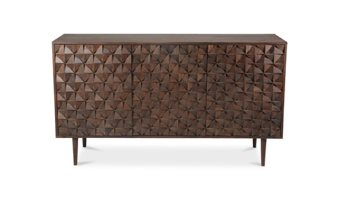 Pablo 3 Door Sideboard Dark Brown