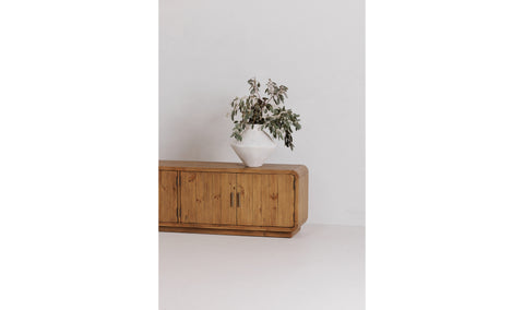 Monterey Media Cabinet - Rustic Blonde