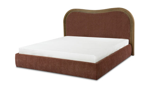 Camilla Upholstered Bed - Chestnut