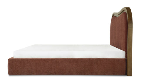 Camilla Upholstered Bed - Chestnut