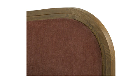 Camilla Upholstered Bed - Chestnut