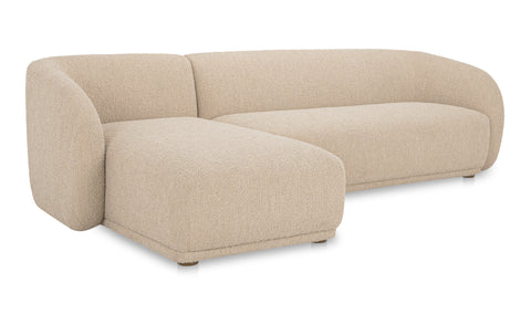 Faye Sectional Sofa - Light Beige
