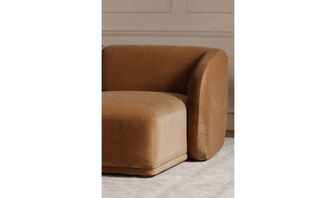 Faye Sectional Sofa - Tan