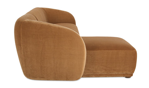 Faye Sectional Sofa - Tan