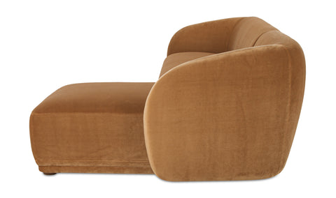 Faye Sectional Sofa - Tan