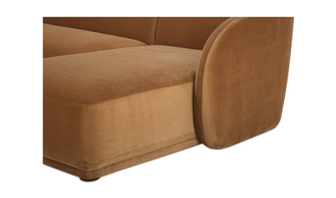 Faye Sectional Sofa - Tan