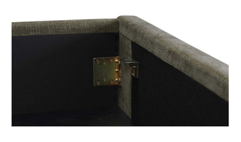 Sebastion King Upholstered Storage Bed - Olive
