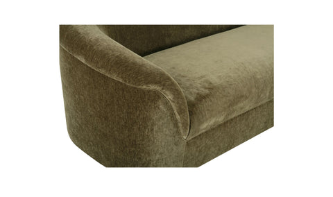 Thora Sofa 109" Olive or Beige Velvet