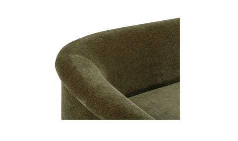 Thora Sofa 109" Olive or Beige Velvet