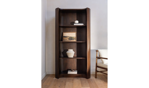 Nera Mahogany Bookcase