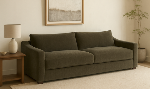 Farrow Sofa - 91" Taupe, Oat or Cedar Green
