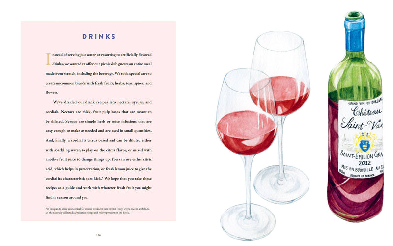 Paris Picnic Club: Winner of the Pacific Book Award—Best Cookbook! Drink Recipes Nectars Syrups Cordials